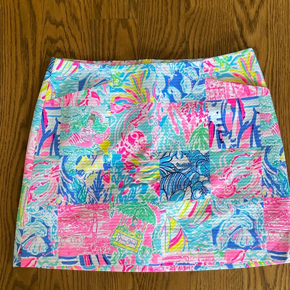 NWT Lilly Pulitzer Summer Remix Marigold Skort - 8